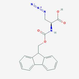 molecular formula C18H16N4O4 B557526 Fmoc-L-Dap(N3)-OH CAS No. 684270-46-0