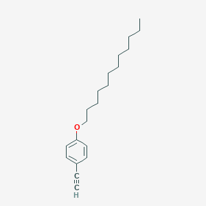 molecular formula C20H30O B055753 1-Ethynyl-4-dodecyloxybenzene CAS No. 121051-42-1