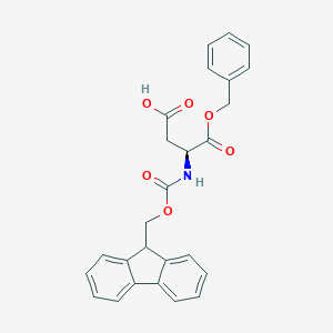 molecular formula C26H23NO6 B557530 Fmoc-Asp-OBzl CAS No. 86060-83-5