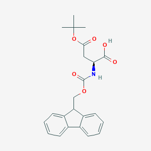 4-(Tert-butoxy)-2-{[(9H-fluoren-9-ylmethoxy)carbonyl]amino}-4-oxobutanoic acid