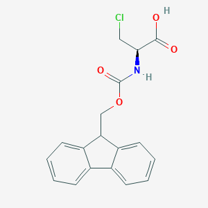 molecular formula C18H16ClNO4 B557555 Fmoc-beta-chloro-L-alanine CAS No. 212651-52-0