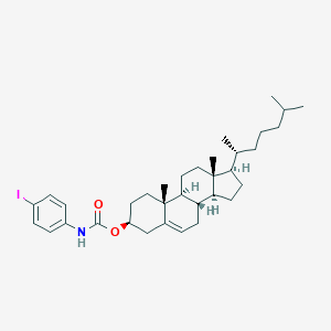 molecular formula C34H50INO2 B055756 N-(4-Iodophenyl)cholesteryl 3-carbamate CAS No. 124784-17-4