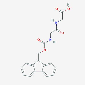 molecular formula C19H18N2O5 B557582 Fmoc-Gly-Gly-OH CAS No. 35665-38-4
