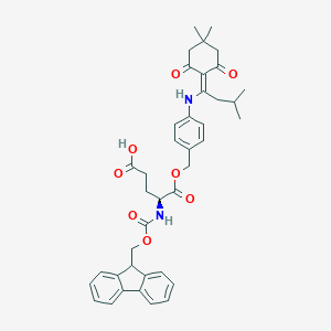 molecular formula C40H44N2O8 B557587 Fmoc-Glu-ODmab CAS No. 172611-75-5