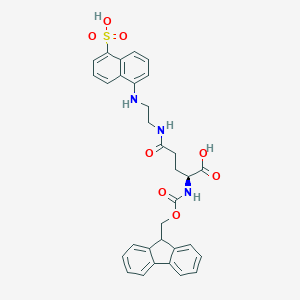 molecular formula C32H31N3O8S B557592 Fmoc-Glu(Edans)-OH CAS No. 193475-66-0