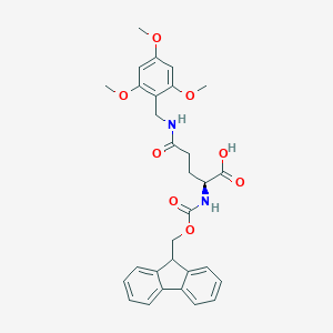 molecular formula C30H32N2O8 B557596 Fmoc-Gln(Tmob)-OH CAS No. 120658-64-2