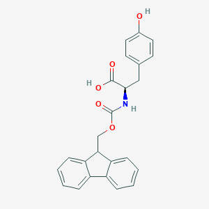 molecular formula C24H21NO5 B557602 Fmoc-D-酪氨酸 CAS No. 112883-29-1