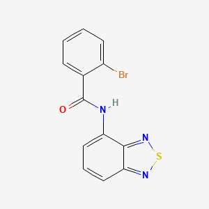 molecular formula C13H8BrN3OS B5576043 N-(2,1,3-benzothiadiazol-4-yl)-2-bromobenzamide 