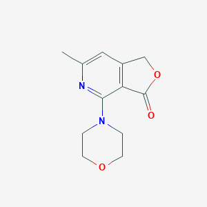 molecular formula C12H14N2O3 B5576194 6-methyl-4-(4-morpholinyl)furo[3,4-c]pyridin-3(1H)-one 