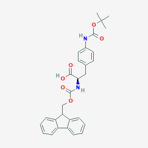 molecular formula C29H30N2O6 B557627 Fmoc-D-Phe(4-NHBoc)-OH CAS No. 214750-77-3