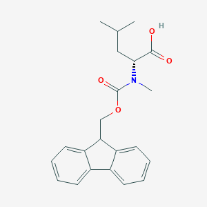 molecular formula C22H25NO4 B557643 N-(((9H-fluoren-9-yl)methoxy)carbonyl)-N-methyl-D-leucine CAS No. 103478-63-3