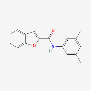 molecular formula C17H15NO2 B5576532 N-(3,5-dimethylphenyl)-1-benzofuran-2-carboxamide 