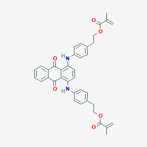 molecular formula C38H34N2O6 B055766 Reactive Blue 246 CAS No. 121888-69-5