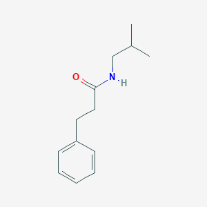 molecular formula C13H19NO B5576657 N-(2-methylpropyl)-3-phenylpropanamide CAS No. 112753-91-0