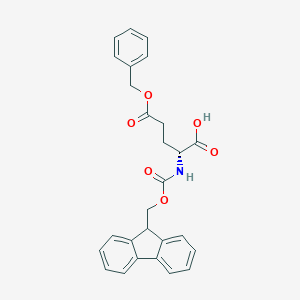 molecular formula C27H25NO6 B557676 Fmoc-D-Glu(OBzl)-OH CAS No. 104091-11-4