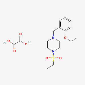 molecular formula C17H26N2O7S B5576811 1-(2-ethoxybenzyl)-4-(ethylsulfonyl)piperazine oxalate 