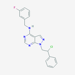 molecular formula C20H17ClFN5 B557698 N-alpha-(9-Fluorenylmethyloxycarbonyl)-N-beta-(2-chloro-benzyloxycarbonyl)-D-2,3-diaminopropionic acid CAS No. 756531-27-8