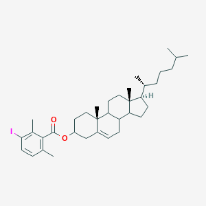 molecular formula C36H53IO2 B055772 Cholesteryl 2,6-dimethyl-3-iodobenzoate CAS No. 124784-15-2