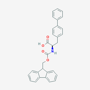 molecular formula C30H25NO4 B557722 (R)-2-((((9H-Fluoren-9-yl)methoxy)carbonyl)amino)-3-([1,1'-biphenyl]-4-yl)propanoic acid CAS No. 205526-38-1