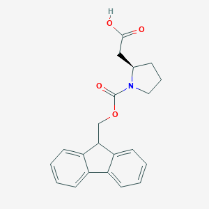 (R)-2-(1-(((9H-Fluoren-9-yl)methoxy)carbonyl)pyrrolidin-2-yl)acetic acid