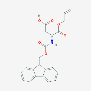 molecular formula C22H21NO6 B557729 Fmoc-D-Asp-OAll CAS No. 204246-17-3