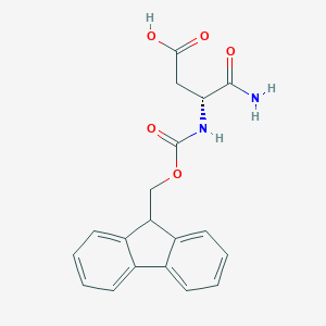molecular formula C19H18N2O5 B557730 Fmoc-D-asp-NH2 CAS No. 200335-41-7