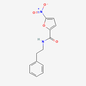 molecular formula C13H12N2O4 B5577543 5-NITRO-N-PHENETHYL-2-FURAMIDE 