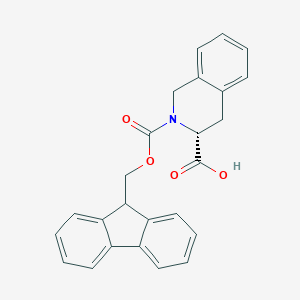 molecular formula C25H20NO4- B557764 2,3(1H)-Isoquinolinedicarboxylic acid, 3,4-dihydro-, 2-(9H-fluoren-9-ylmethyl) ester, (3R)- CAS No. 130309-33-0
