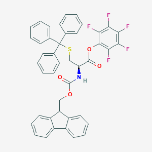 molecular formula C43H30F5NO4S B557765 Fmoc-Cys(Trt)-OPfp CAS No. 115520-21-3