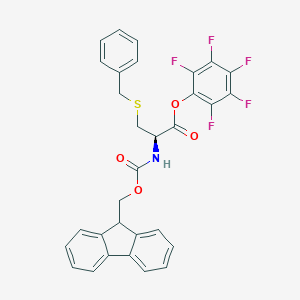 molecular formula C31H22F5NO4S B557773 Fmoc-Cys(Bzl)-OPfp CAS No. 86060-95-9