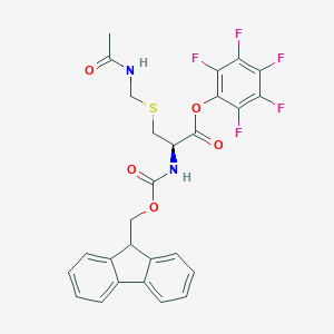 molecular formula C27H21F5N2O5S B557774 Fmoc-Cys(Acm)-OPfp CAS No. 86060-96-0