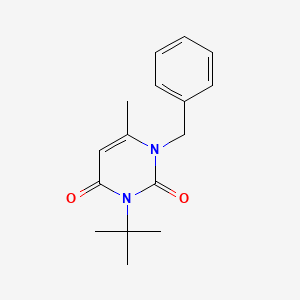 molecular formula C16H20N2O2 B5577764 1-benzyl-3-(tert-butyl)-6-methylpyrimidine-2,4(1H,3H)-dione 