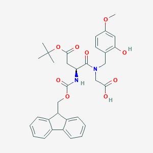 molecular formula C33H36N2O9 B557795 Fmoc-Asp(Otbu)-(Hmb)Gly-OH CAS No. 502640-94-0