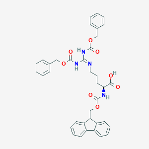 molecular formula C37H36N4O8 B557811 Fmoc-Arg(Z)2-OH CAS No. 207857-35-0