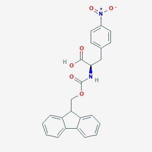molecular formula C24H20N2O6 B557877 Fmoc-4-nitro-D-phenylalanine CAS No. 177966-63-1