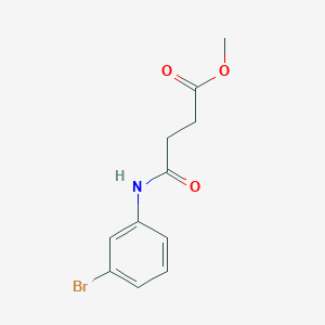 molecular formula C11H12BrNO3 B5578829 methyl 4-(3-bromoanilino)-4-oxobutanoate 