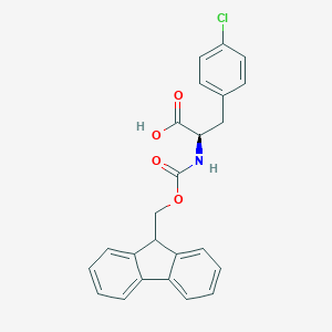 molecular formula C24H20ClNO4 B557890 Fmoc-4-氯-D-苯丙氨酸 CAS No. 142994-19-2