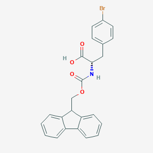 molecular formula C24H20BrNO4 B557891 Fmoc-L-4-Bromophenylalanine CAS No. 198561-04-5