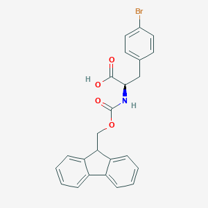 molecular formula C24H20BrNO4 B557892 Fmoc-D-4-Bromophenylalanine CAS No. 198545-76-5