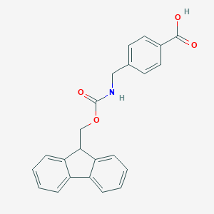 molecular formula C23H19NO4 B557894 4-(((((9H-Fluoren-9-yl)methoxy)carbonyl)amino)methyl)benzoic acid CAS No. 164470-64-8