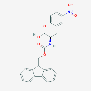 molecular formula C24H20N2O6 B557902 Fmoc-3-硝基-D-苯丙氨酸 CAS No. 478183-71-0