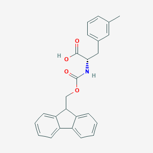 molecular formula C25H23NO4 B557903 (S)-2-((((9H-Fluoren-9-yl)methoxy)carbonyl)amino)-3-(m-tolyl)propanoic acid CAS No. 211637-74-0