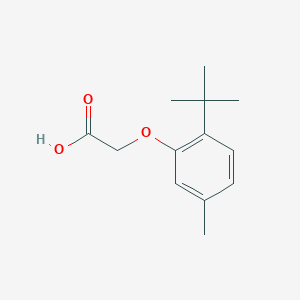 molecular formula C13H18O3 B5579175 2-(2-(tert-butyl)-5-methylphenoxy)acetic acid 