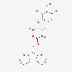molecular formula C24H19Br2NO5 B557926 Fmoc-3,5-dibromo-L-tyrosine CAS No. 201484-26-6
