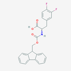 molecular formula C24H19F2NO4 B557929 Fmoc-3,4-二氟-L-苯丙氨酸 CAS No. 198560-43-9