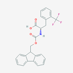 B557942 (S)-2-((((9H-fluoren-9-yl)methoxy)carbonyl)amino)-3-(2-(trifluoromethyl)phenyl)propanoic acid CAS No. 352523-16-1