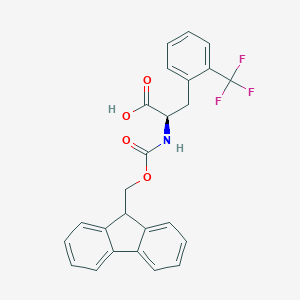 B557943 (R)-2-((((9H-fluoren-9-yl)methoxy)carbonyl)amino)-3-(2-(trifluoromethyl)phenyl)propanoic acid CAS No. 352523-15-0