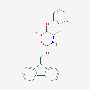 molecular formula C24H20FNO4 B557952 Fmoc-Phe(2-F)-OH CAS No. 205526-26-7