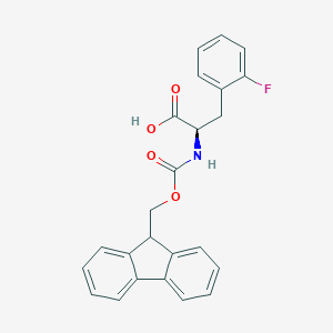 molecular formula C24H20FNO4 B557953 Fmoc-2-fluoro-D-phenylalanine CAS No. 198545-46-9