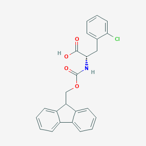 molecular formula C24H20ClNO4 B557956 Fmoc-2-chloro-L-phenylalanine CAS No. 198560-41-7